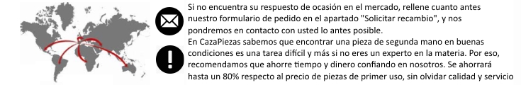 Recambios de piezas segunda mano